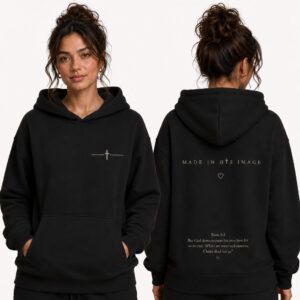 Made In His Image Womens Hoodie